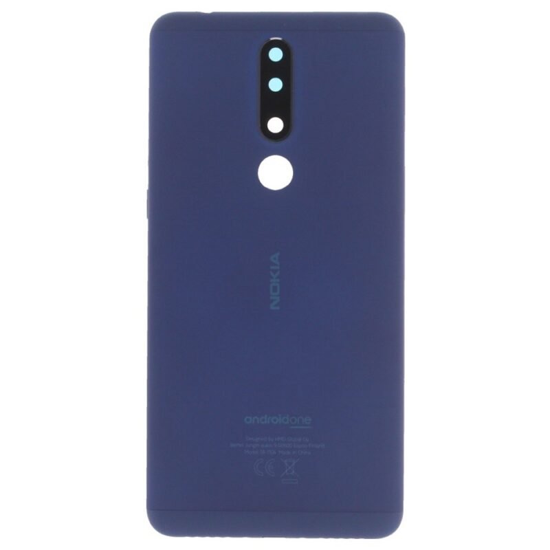Nokia 3.1 Plus (TA-1104, TA-1115, TA-1118, TA-1125) Cache arrière 20ROOLW0003 Bleu