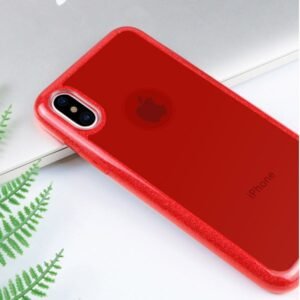 Fshang iPhone X Coque TPU - Phantom Series - Rouge