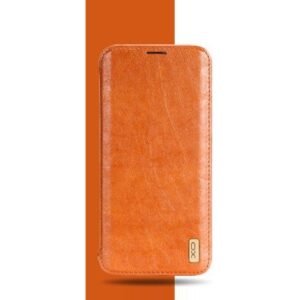 XO Samsung G960F Galaxy S9 - Business Leather Flip Cover - Jaune