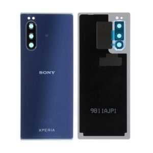 Cache arrière Sony Xperia 5 (J8210/J8270/J9210) - 1319-9509/U50065862 - Bleu