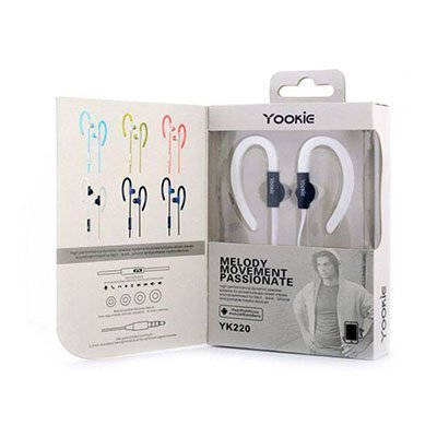 Yookie Headphones YK-220 Blanc 2 Yookie Headphones YK-220 Blanc
