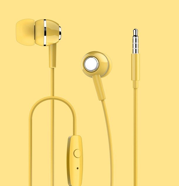 Fshang Smartphones Headset - A5 Series - Jaune 2 Fshang Smartphones Headset - A5 Series - Jaune