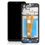 Samsung SM-A055F Galaxy A05 LCD Display + Touchscreen + Frame – GH81-24189A – Black Écran LCD + Écran Tactile + Cadre Samsung SM-A055F Galaxy A05 - GH81-24189A - Noir