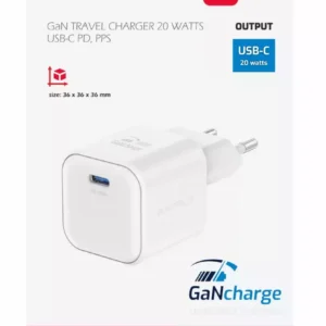 Chargeur de voyage Swissten 20 W UBS-C - 22070100 - Blanc