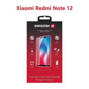 Swissten Xiaomi Redmi Note 12 4G (23021RAAEG) Verre Trempé - 54501838 - Full Glue - Noir