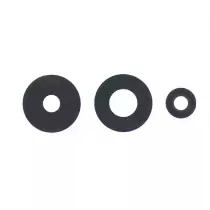 Objectif caméra Xiaomi Redmi Note 13 Pro 5G (2312DRA50C/2312CRAD3C) - lot de 3 pièces - Noir