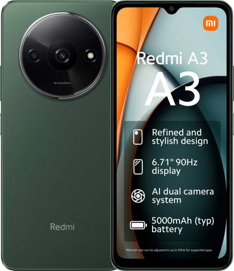 Xiaomi Redmi A3 - 64Go - Vert