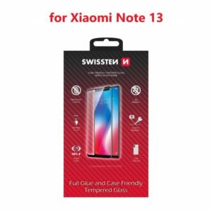 Swissten Xiaomi Redmi Note 13 4G (23129RAA4G) Tempered Glass - 54501859 - Full Glue - Black