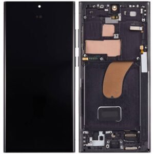 Écran LCD + Tactile + Châssis Samsung Galaxy S23 Ultra SM-S918B - Oled - Noir