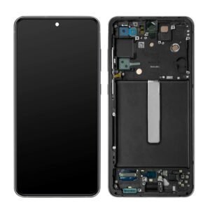 Écran LCD + Tactile Avec Cadre Samsung Galaxy S21 FE SM-G990B - OEM Reconditionné - Noir
