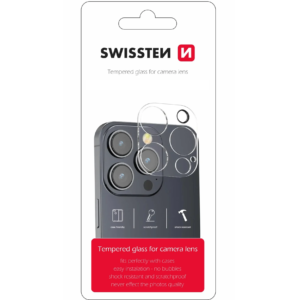 Swissten iPhone 14/iPhone 14 Plus Verre trempé pour objectif d'appareil photo - 94500107