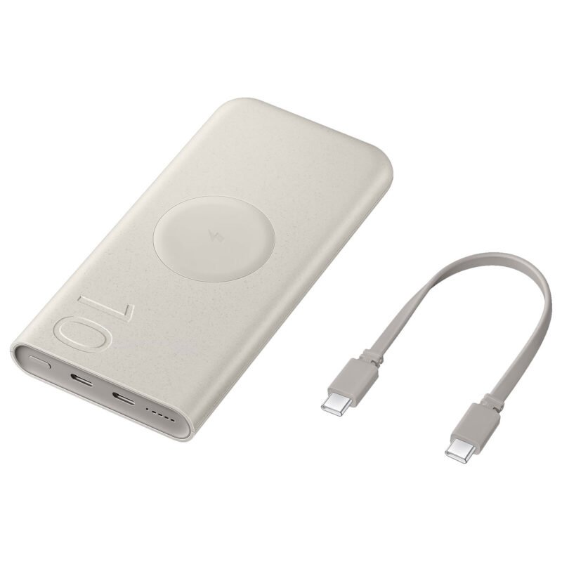 Samsung Dual USB-C Port & Wireless 25W Super Fast Charging Powerbank - EB-U2510XUEGEU - 10.000 mAh