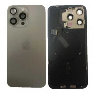 Cache arrière Apple iPhone 15 Pro Max - Flash Light Flex + Aimants Magsafe + Flex de chargement sans fil - Natural
