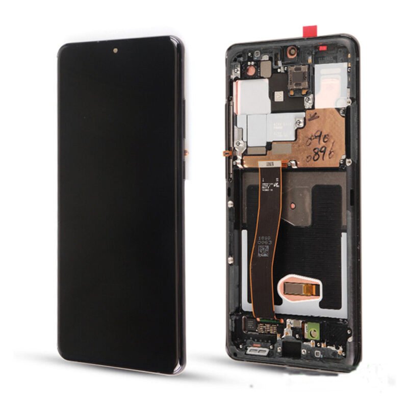 Écran LCD + Tactile + Châssis Samsung G988F Galaxy S20 Ultra 5G - Oled - Noir 2 Écran LCD + Tactile + Châssis Samsung G988F Galaxy S20 Ultra 5G - Oled - Noir