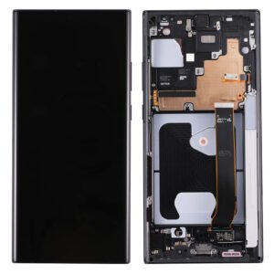 Écran LCD + Tactile + Châssis Samsung SM-N985F Galaxy Note 20 Ultra - Oled - Noir
