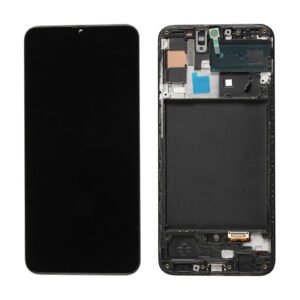 Écran LCD + Tactile + Châssis Samsung Galaxy A30s SM-A307F - Oled - Noir