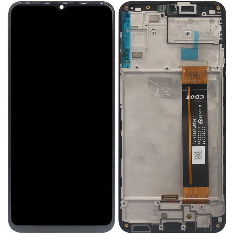 Écran LCD + Tactile + Châssis Samsung Galaxy A22 4G SM-A225F - Oled - Noir