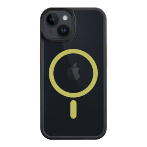 Coque Tactical iPhone 14 Magforce Hyperstealth 2.0 - 8596311250514 - Noir/Yellow