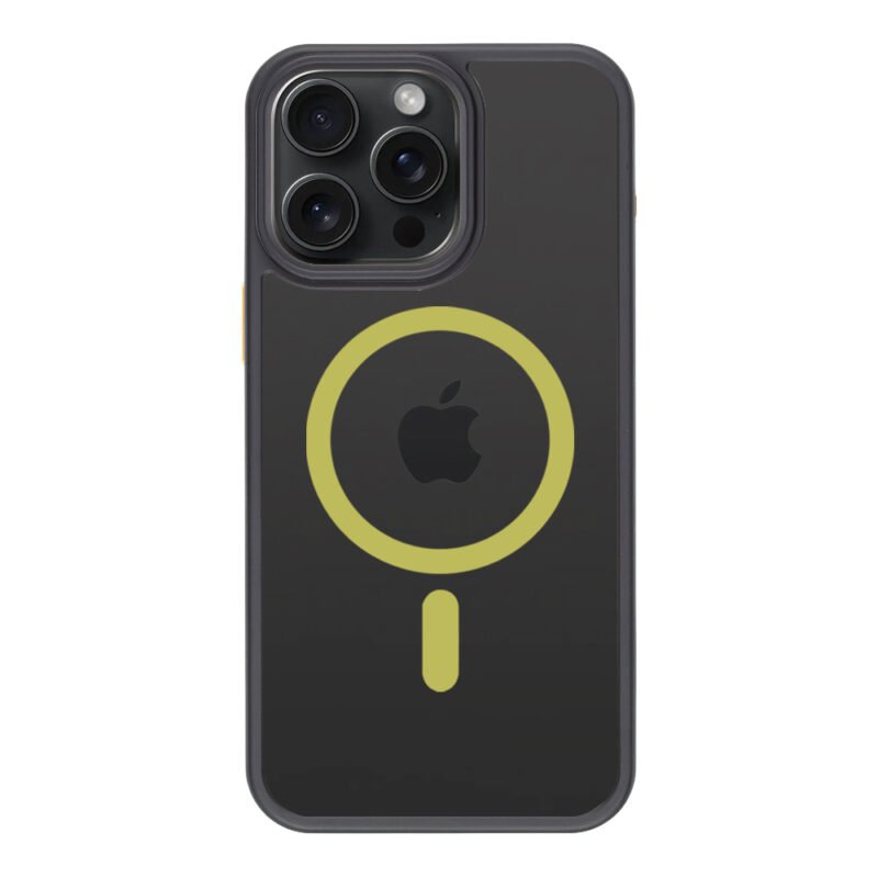 Coque Tactical iPhone 15 Pro Max Magforce Hyperstealth 2.0 - 8596311250613 - Noir/Yellow