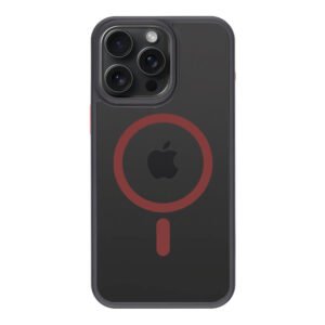 Coque Tactical iPhone 15 Pro Max Magforce Hyperstealth 2.0 - 8596311250620 - Noir/Red
