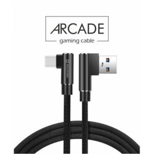 Swissten Arcade Gaming Type-C To Type-C USB Cable - 71506560 - 2m - Noir