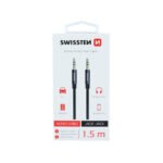Swissten Textile Aux Cable - 73501101 - (Male to Male) 1.5M - Noir
