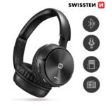 Swissten Trix Stereo Headphones - 52510500 - Wireless  - Noir