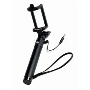 Swissten Wired Selfie Stick - 32000200 - Avec 3.5mm Jack Cable