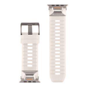 Tactical Bracelet résistant pour Apple Watch Ultra - 8596311253058 - Gris clair