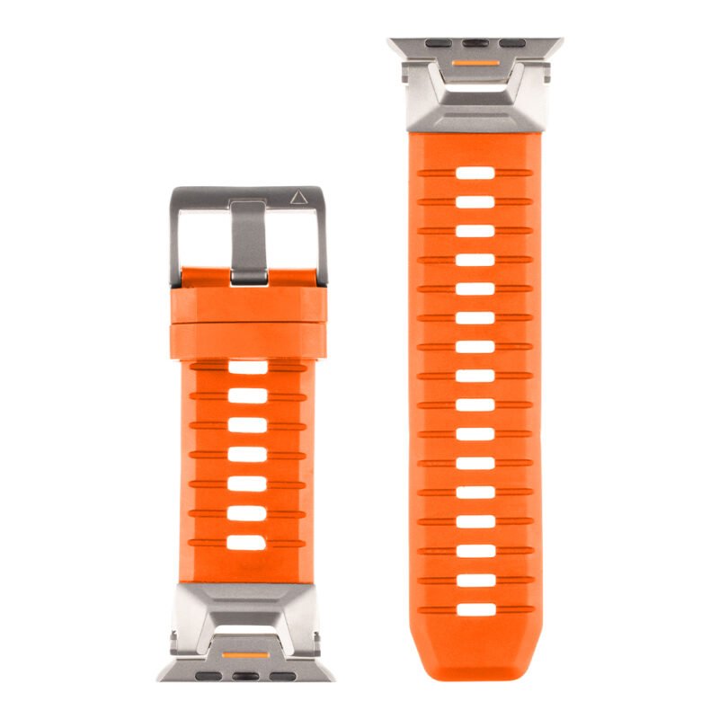 Tactical Bracelet résistant pour Apple Watch Ultra - 8596311253065 - Orange
