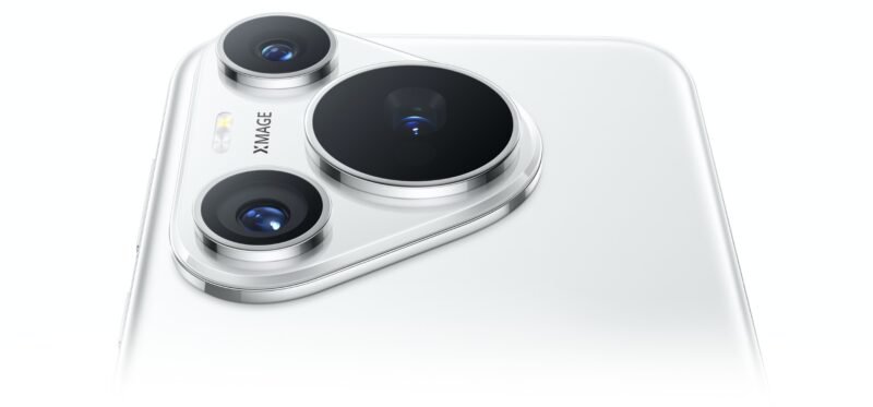 Objectif photo Huawei Pura 70 Pro ( HBN-LX9/HBN-AL00) - avec cadre - Blanc