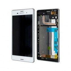 Écran LCD + Tactile Avec Cadre Sony Xperia Z3 (D6603) - (Demonté A) Blanc
