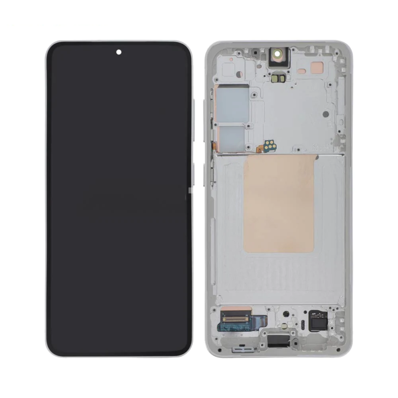 Écran LCD Tactile avec Cadre Samsung Galaxy S24 SM-S921B - GH82-33287B - (Pre-assemblé) - Gris