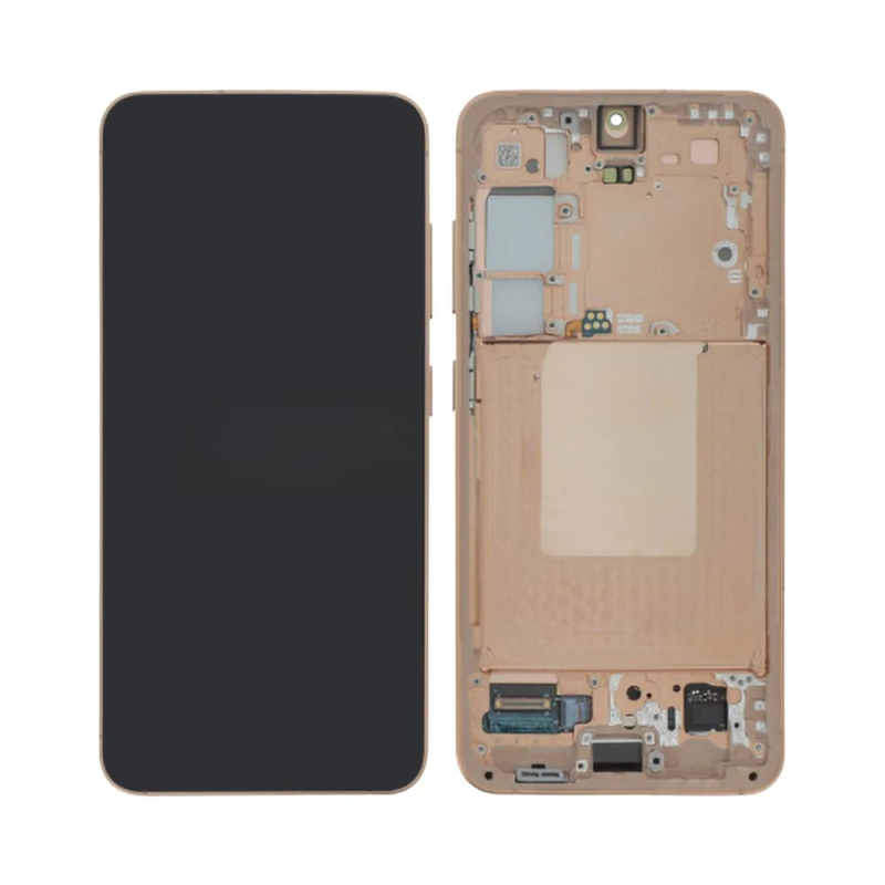 Écran LCD Tactile avec Cadre Samsung Galaxy S24 SM-S921B - GH82-33287G - (Auto-assemblé) - Orange