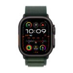 Apple Watch Ultra 2 GPS + Cellular 49 mm Titane Noir Bracelet Alpine Vert Foncé M C
