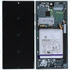 Écran LCD + Tactile Avec Cadre Samsung Galaxy S22 Ultra SM-S908B - GH82-27487D - Avec Batterie - Vert