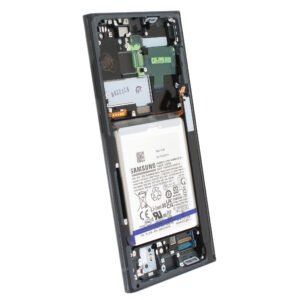 Écran LCD + Tactile Avec Cadre Samsung Galaxy S22 Ultra SM-S908B - GH82-27487E - Avec Batterie - Gris