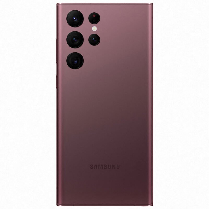 Cache arrière Samsung Galaxy S22 Ultra SM-S908B - Burgundy Rouge