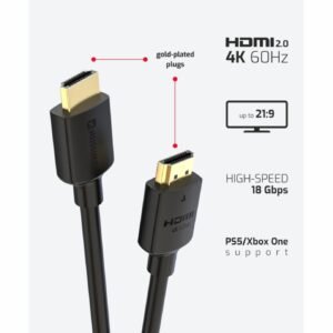 Swissten 4K HDMI Cable 60Hz - 75501112 - 2 Meter - PVC - Noir