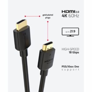 Swissten 4K HDMI Cable 60Hz - 75501113 - 3 Meter - PVC - Noir