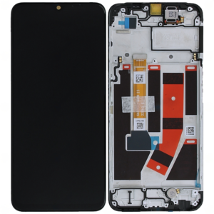 Écran LCD + Tactile Avec Cadre Oppo A57 4G (CPH2387)/A57s (CPH2385) Noir