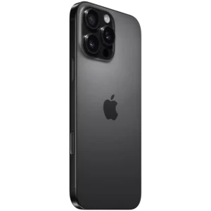 Vitre arrière iPhone 16 Pro  - Avec cadre de caméra + plaque de fer + aimant NFC - Noir