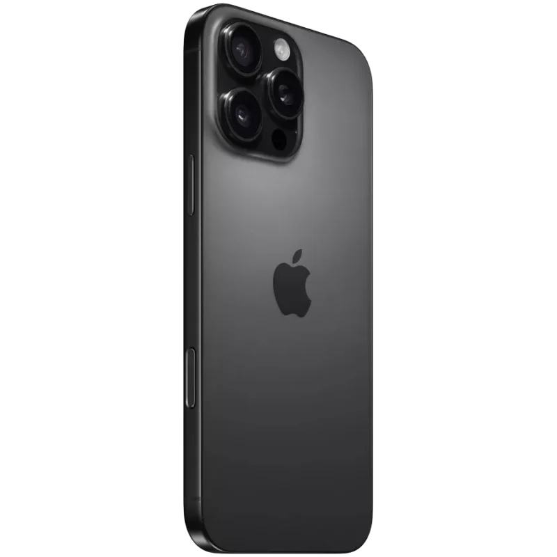 Apple iPhone 16 Pro Backcover Glass - With Camera Frame + Iron Plate + NFC Magnet - Black