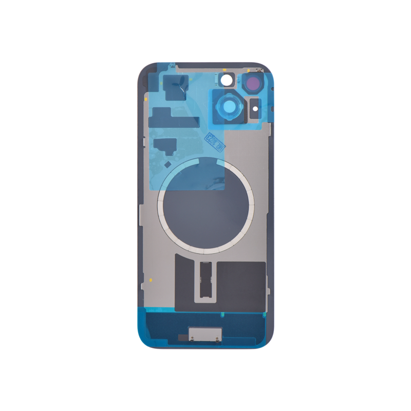 Vitre Arrière avec Cadre Petites Pièces iPhone 15 Plus Démonté - Bleu
