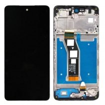Écran LCD + Tactile avec Cadre Motorola Moto G04s - Noir