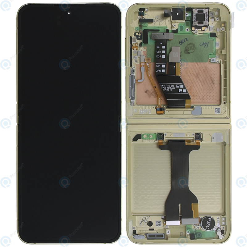 GH82-35014B Écran LCD Tactile avec Cadre Samsung Galaxy Flip 6 SM-F741B - GH82-35014B - Jaune