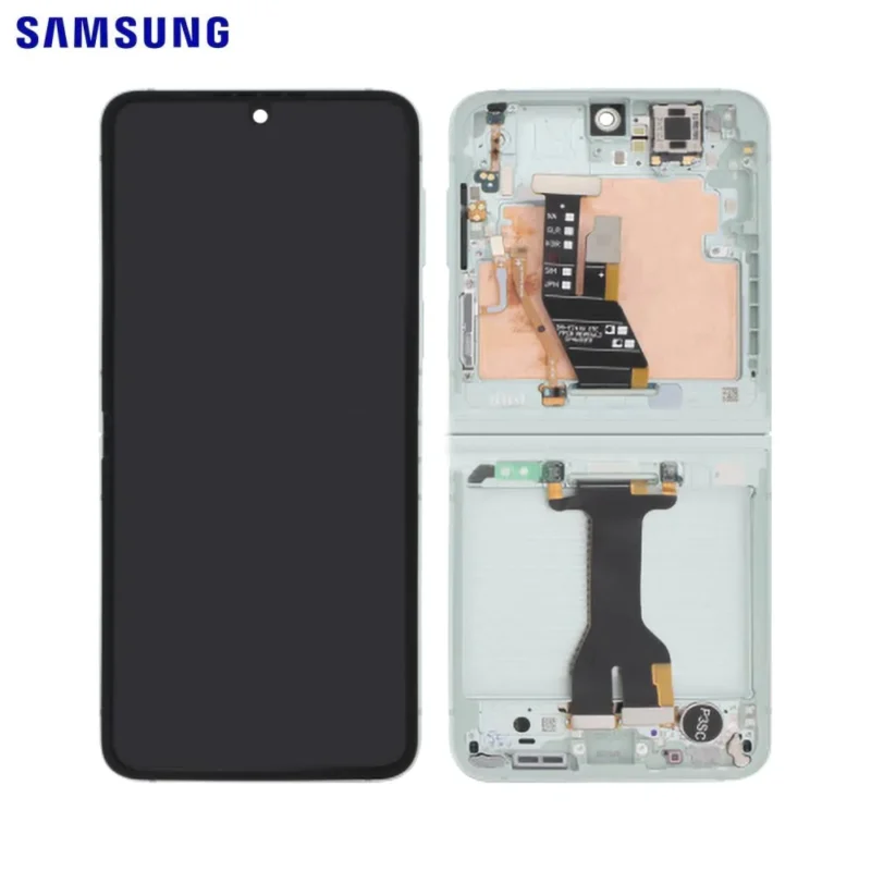 Écran LCD Tactile avec Cadre Samsung Galaxy Flip 6 SM-F741B - GH82-35014D - Menthe