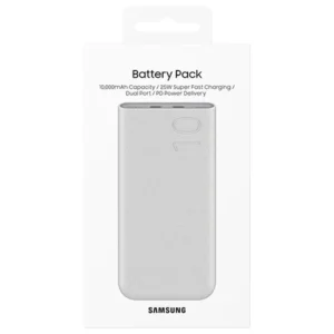 Batterie externe Samsung 25 W à double port USB-C et charge ultra-rapide – EB-P3400XUEGEU – 10 000 mAh