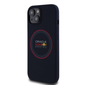 Coque Red Bull iPhone 16 Pro MagSafe en silicone liquide avec anneau - 3666339368760 - Marine