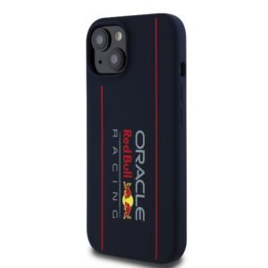 Coque Red Bull iPhone 16 Pro MagSafe en silicone liquide avec logo vertical - 3666339369309 - Marine